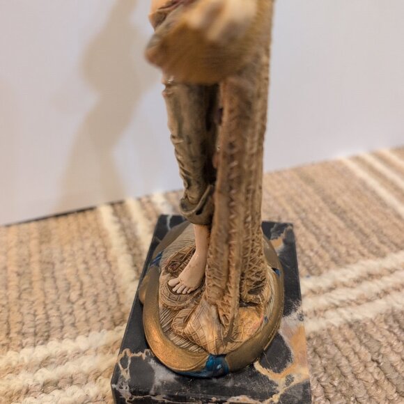 VTG Fontanini Italian Simonelli Depose Carrara Marble Fish Basket Crab Figurine - Picture 11 of 13